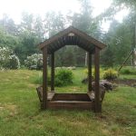 Серия P модель 1 – песочница с крышкой «трансформер» и теневым навесом