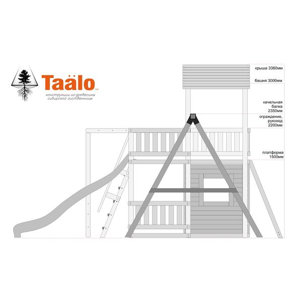 Серия C3 модель 1, детская игровая – спортивная конструкция Серия C3 модель 1, детская игровая – спортивная конструкция