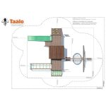 Серия C2 модель 3, детская игровая – спортивная конструкция