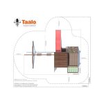 Серия В4 модель 4, детская игровая – спортивная конструкция