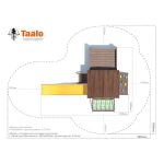 Серия В1 модель 4, детская игровая – спортивная конструкция