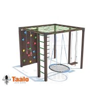 Серия Sh1 модель 1- детская спортивная конструкция для частных владений