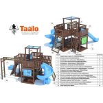 Серия F модель 1 – детская игровая конструкция (конструктор)