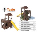 Серия В1 модель 4, детская игровая – спортивная конструкция