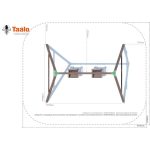 Серия O модель 2 – качели с деревянными сидениями со спинкой