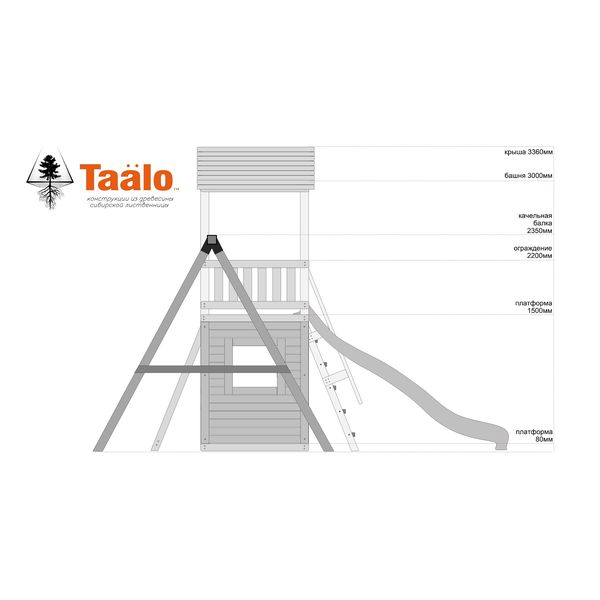 Серия В4 модель 5, детская игровая – спортивная конструкция Серия В4 модель 5, детская игровая – спортивная конструкция