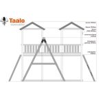 Серия D1 модель 1, детская игровая – спортивная конструкция