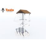 Серия T модель 20 – крыша деревянная двускатная (элемент детской игровой конструкции)