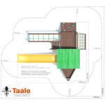 Серия C модель 2, детская игровая конструкция (конструктор)