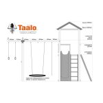 Серия В3 модель 4, детская игровая – спортивная конструкция