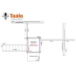 Серия А2 модель 1, детская игровая – спортивная конструкция