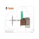 Серия В4 модель 1, детская игровая – спортивная конструкция