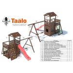 Серия В4 модель 4, детская игровая – спортивная конструкция