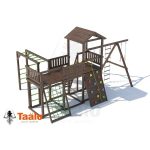 Серия C1 модель 1, детская игровая – спортивная конструкция