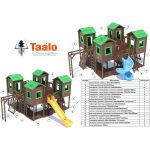 Серия L модель 1 – детская игровая конструкция (конструктор)