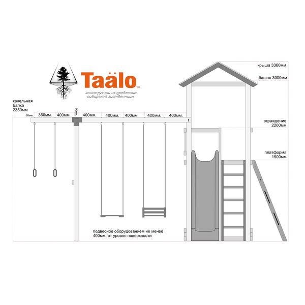Серия А2 модель 2, детская игровая – спортивная конструкция Серия А2 модель 2, детская игровая – спортивная конструкция