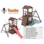 Серия А4 модель 2, детская игровая – спортивная конструкция