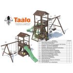 Серия А3 модель 2, детская игровая – спортивная конструкция