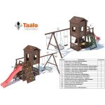 Серия В5 модель 2, детская игровая – спортивная конструкция