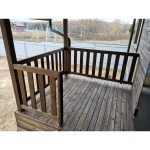 Ограждение для крыльца, веранды или террасы из древесины сибирской лиственницы