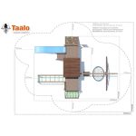 Серия C2 модель 1, детская игровая – спортивная конструкция