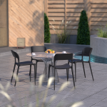 Серия «Stepp» стул «Eclipse» 490х430х830 (белый, черный)