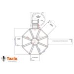 Серия G модель 1 – детская игровая конструкция платформа восьмигранник вокруг дерева (конструктор)