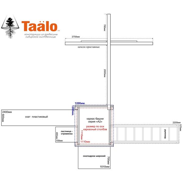 Серия А2 модель 3, детская игровая – спортивная конструкция Серия А2 модель 3, детская игровая – спортивная конструкция