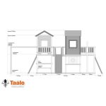 Серия M модель 1 – детская игровая конструкция (конструктор)