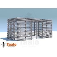 Ограждение для крыльца, веранды или террасы из древесины сибирской лиственницы