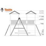 Серия D1 модель 3, детская игровая – спортивная конструкция