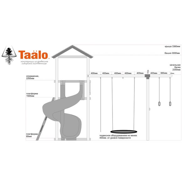 Серия А6 модель 1, детская игровая – спортивная конструкция Серия А6 модель 1, детская игровая – спортивная конструкция