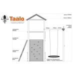 Серия А4 модель 2, детская игровая – спортивная конструкция