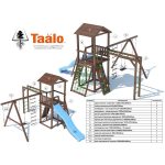 Серия А3 модель 3, детская игровая – спортивная конструкция