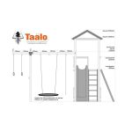 Серия В3 модель 1, детская игровая – спортивная конструкция