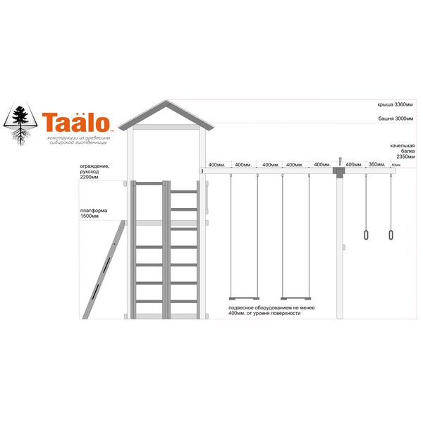 Серия А2 модель 3, детская игровая – спортивная конструкция Серия А2 модель 3, детская игровая – спортивная конструкция