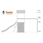 Серия А1 модель 3, детская игровая – спортивная конструкция