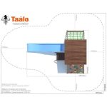 Серия А1 модель 1, детская игровая – спортивная конструкция