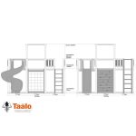 Серия F модель 1 – детская игровая конструкция (конструктор)