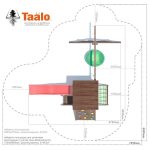Серия А4 модель 1, детская игровая – спортивная конструкция