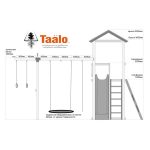 Серия А4 модель 1, детская игровая – спортивная конструкция