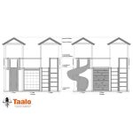 Серия D модель 1, детская игровая конструкция (конструктор)