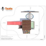 Серия А4 модель 2, детская игровая – спортивная конструкция