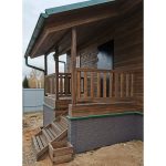 Ограждение для крыльца, веранды или террасы из древесины сибирской лиственницы