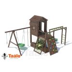 Серия C2 модель 2, детская игровая – спортивная конструкция