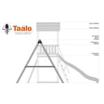 Серия А4 модель 1, детская игровая – спортивная конструкция