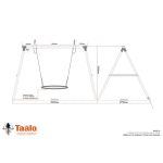 Серия O модель 3 – качели с сидением гнездо «OVAL PRO»