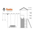 Серия В3 модель 2, детская игровая – спортивная конструкция