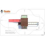 Серия А1 модель 3, детская игровая – спортивная конструкция