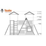 Серия D1 модель 4, детская игровая – спортивная конструкция